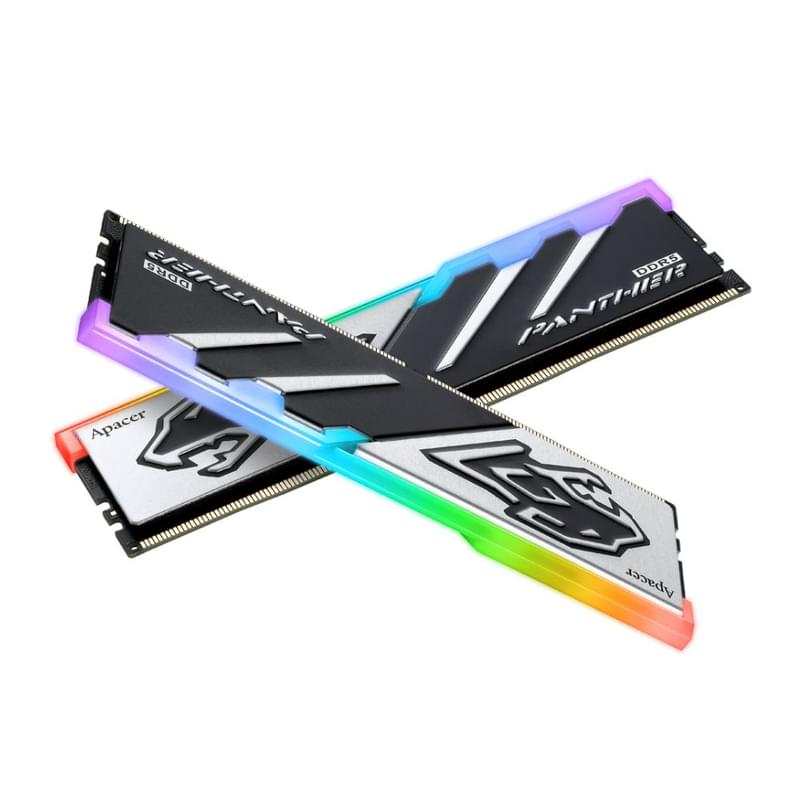 Оперативная память DDR5 DIMM 32GB(16GBx2)/5600Mhz Apacer Panther RGB Black [AH5U32G56C5229BAA-2] - фото #2, Technodom.kz