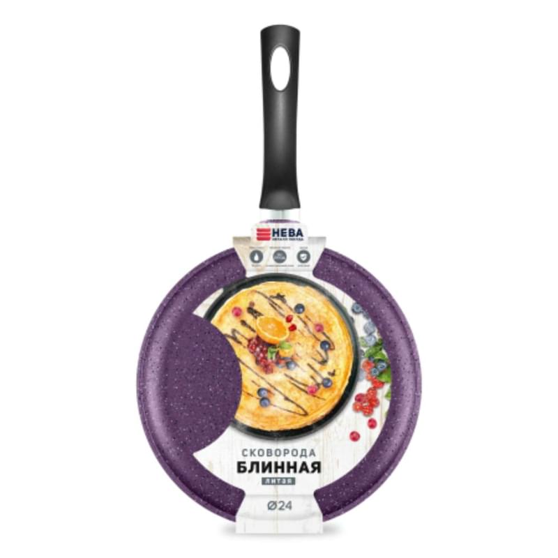 Құймақ табасы 24см Литая(violet) НМП 6224v - фото #0, Technodom.kz