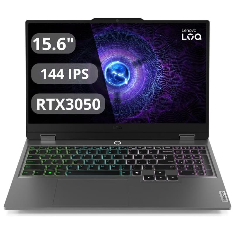 Игровой ноутбук 15,6" Lenovo LOQ 15IRX10 (Ci5 13450HX-16-512-RTX3050 6-D)(83DV01CHRK) - фото #0, Technodom.kz