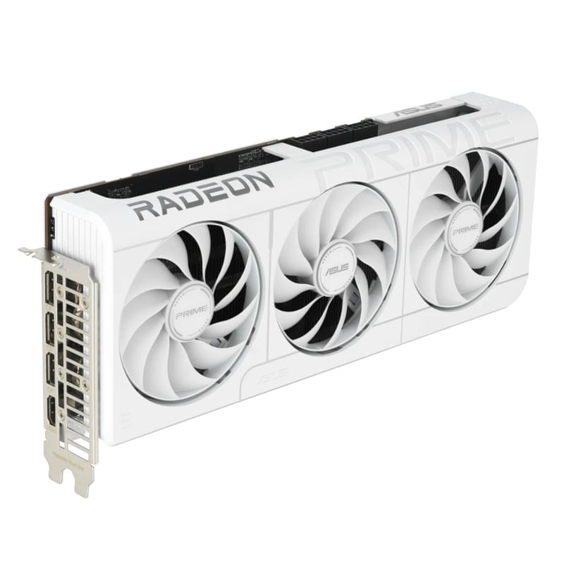 Видеокарта ASUS Prime Radeon RX 9070 XT OC WHITE 16GB 256bit/G6 (HDMI+3DP)[PRIME-RX9070XT-O16G-WHITE] - фото #1, Technodom.kz