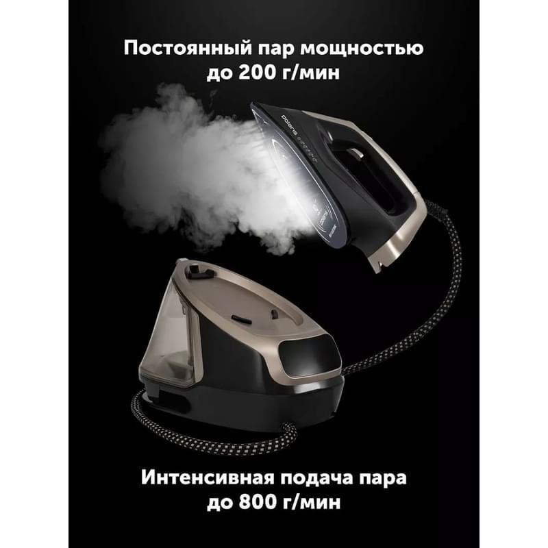 Парогенератор Polaris PSS-8010K X-Steam PRO WIFI IQ Home Черный/золотой - фото #17, Technodom.kz
