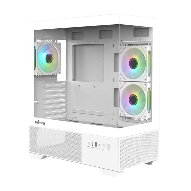 Zalman Chronix V2, ATX, White компьютерлік корпусы - фото #0, Technodom.kz