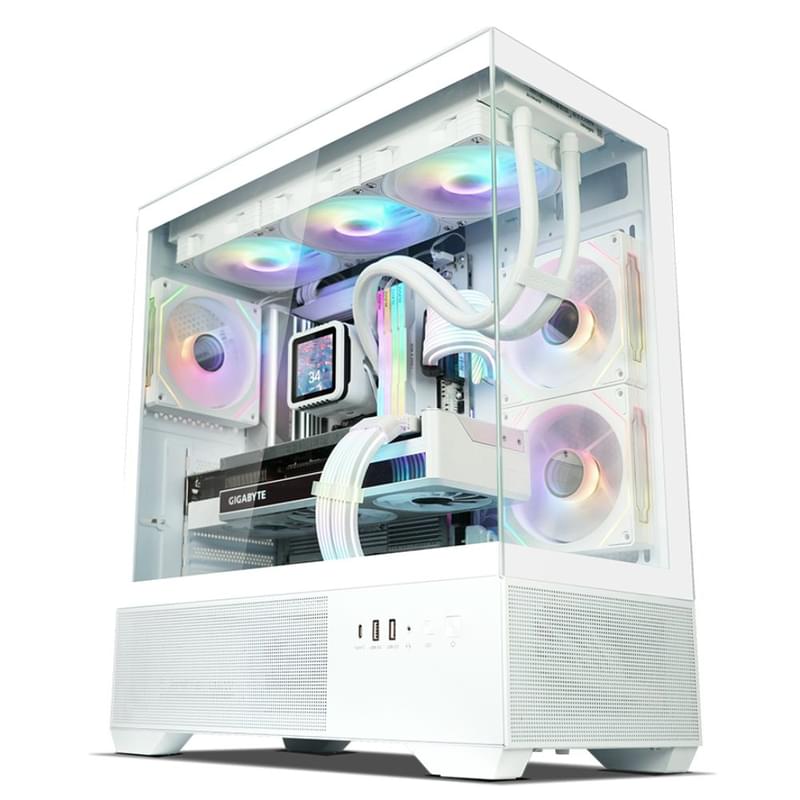 Zalman Chronix V2, ATX, White компьютерлік корпусы - фото #6, Technodom.kz