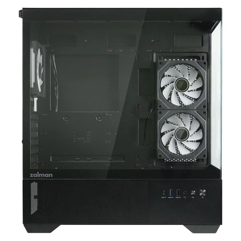Zalman Chronix V2, ATX, Black компьютерлік корпусы - фото #3, Technodom.kz
