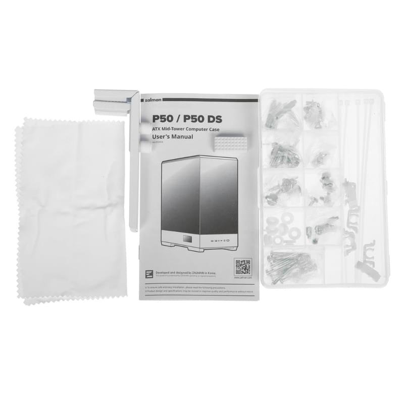 Zalman P50 DS, ATX, White компьютерлік корпусы - фото #5, Technodom.kz