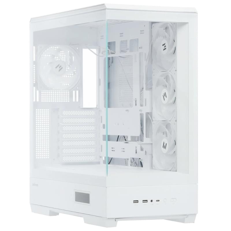Zalman P50 DS, ATX, White компьютерлік корпусы - фото #6, Technodom.kz