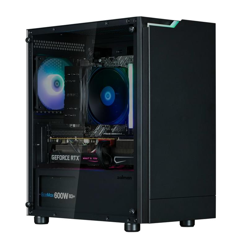 Zalman T4 Plus, mATX, Black компьютерлік корпусы - фото #5, Technodom.kz