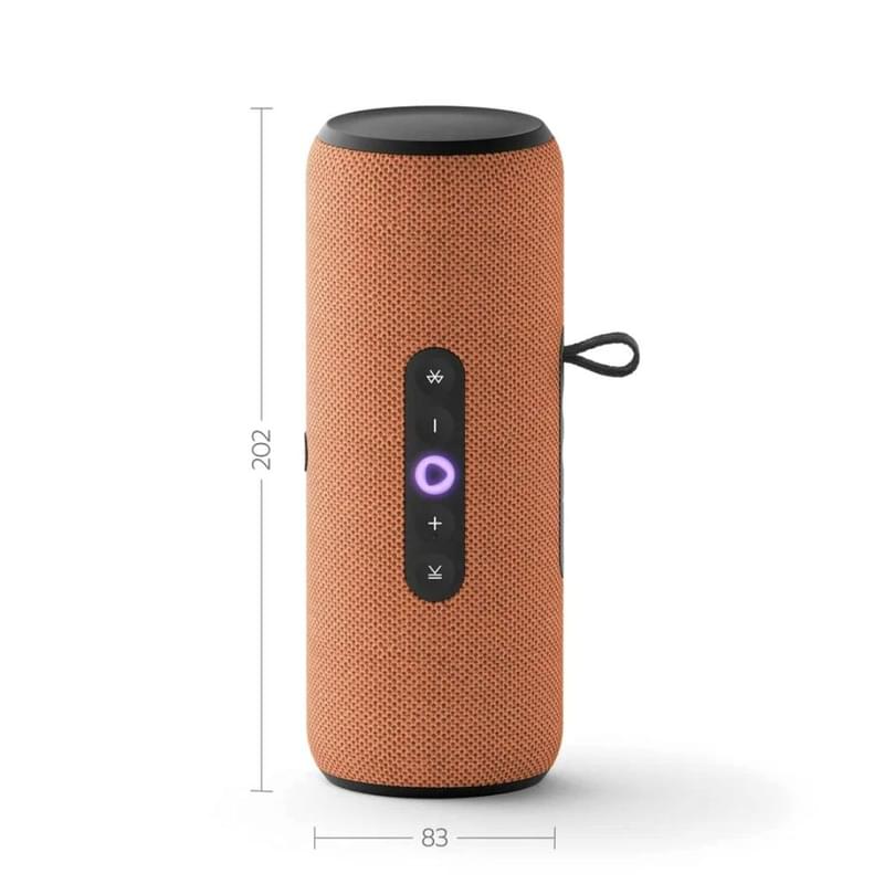 Умная колонка Яндекс Станция Стрит, с Алисой, Оранжевый (YNDX-00030ORG) - фото #2, Technodom.kz