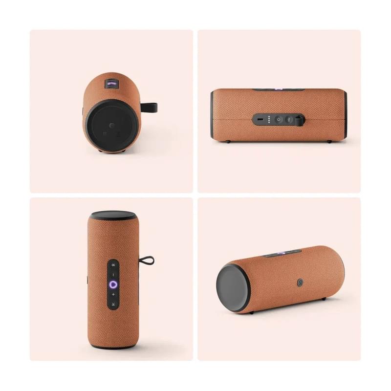 Умная колонка Яндекс Станция Стрит, с Алисой, Оранжевый (YNDX-00030ORG) - фото #3, Technodom.kz