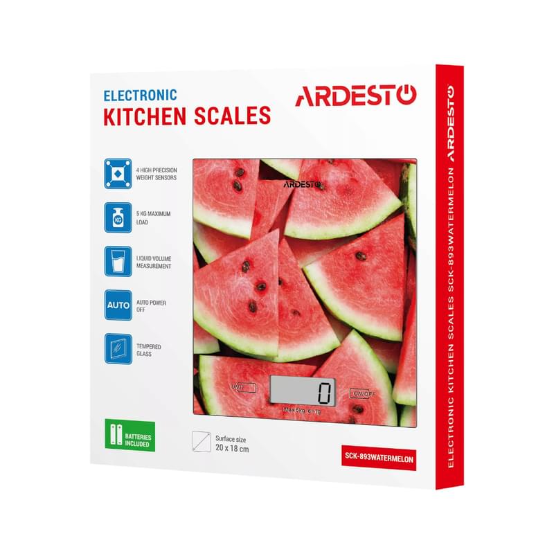 Ас үй таразысы Ardesto SCK-893WATERMELON - фото #5, Technodom.kz