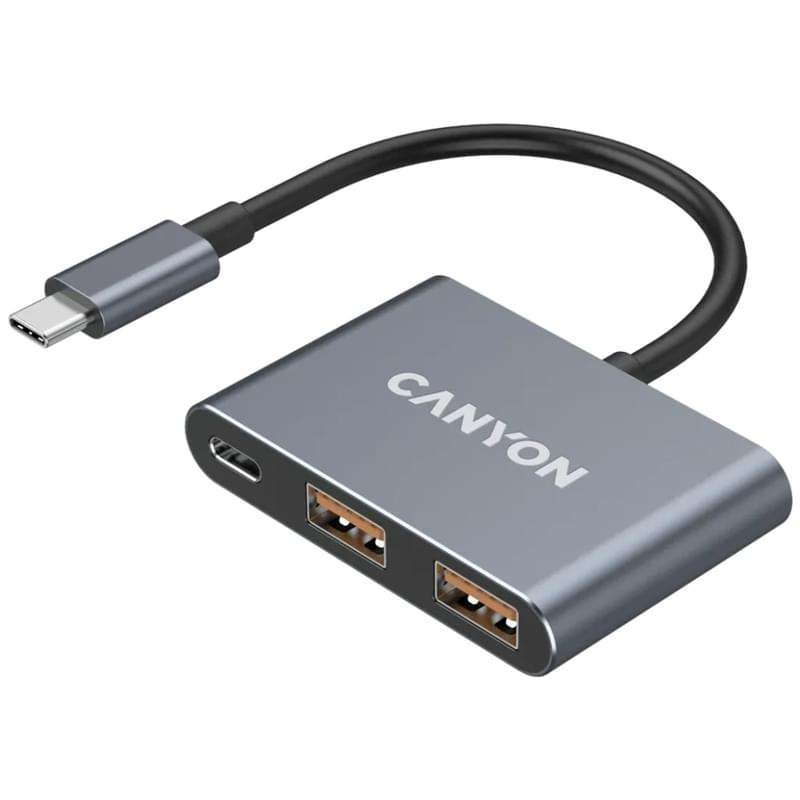 Мультипортовый адаптер CANYON 3 in 1, Grey (CNS-TDS3) - фото #0, Technodom.kz Мультипортовый адаптер CANYON 3 in 1, Grey (CNS-TDS3) - фото #0, Technodom.kz