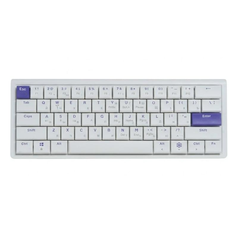 Игровая клавиатура проводная Ajazz NKL61, White (NKL61/Low/White) - фото #0, Technodom.kz