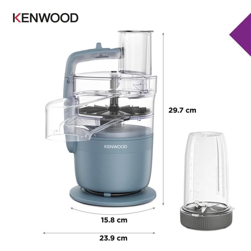Кухонный комбайн Kenwood FDP-23.380GY - фото #6, Technodom.kz