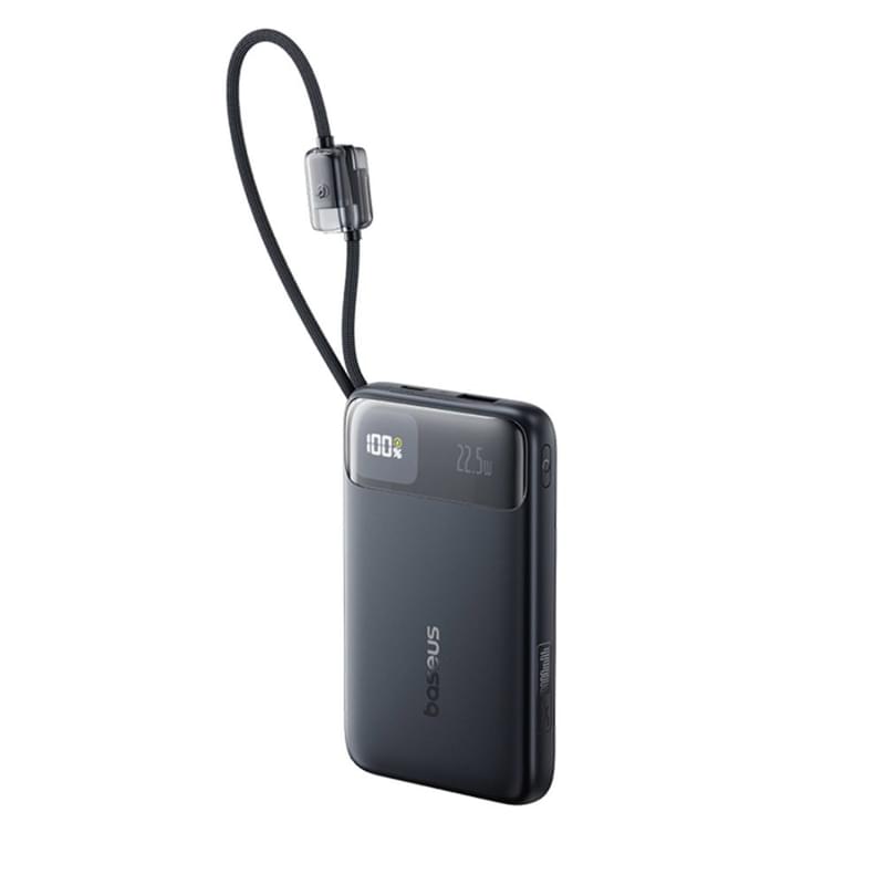 Портативті сыртқы аккумулятор Baseus, EnerFill FC11 (E0027R04), 10000мАч, 22.5W, Қара - фото #0, Technodom.kz