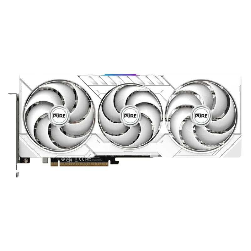 Видеокарта Sapphire AMD Radeon RX 9070 XT PURE GAMING OC WH 16GB 256bit/G6 (2HDMI+2DP)[11348-02-20G] - фото #0, Technodom.kz