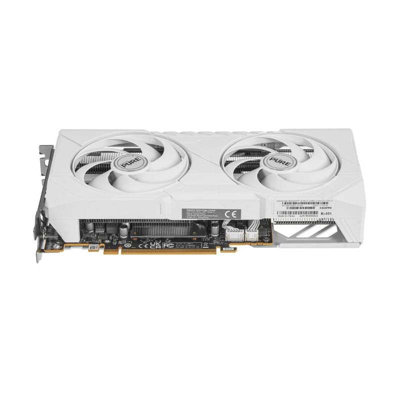 Sapphire AMD Radeon 9060 XT PURE OC WHITE 16GB 128bit/G6 (2HDMI+DP)[11350-02-20G] бейнекартасы - фото #5, Technodom.kz