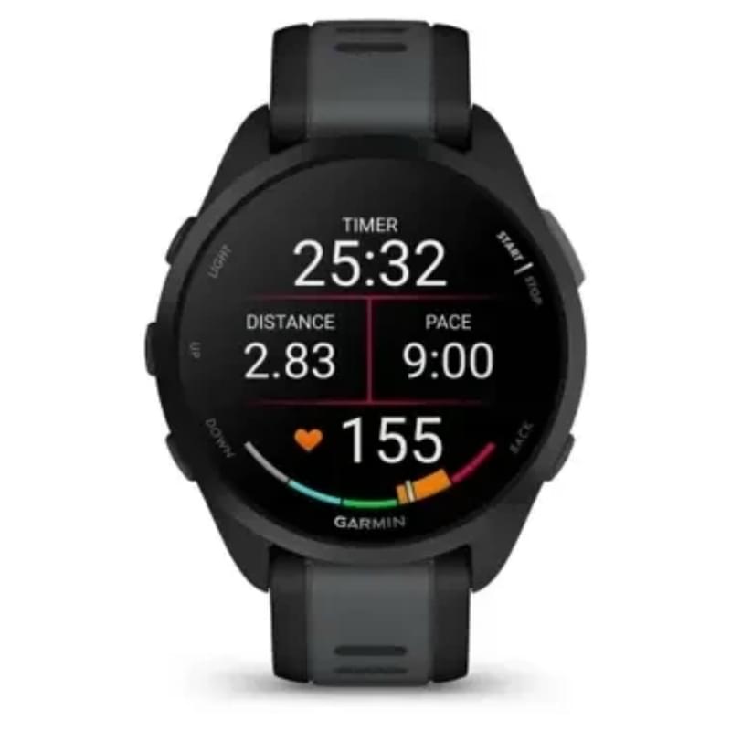 Garmin FORERUNNER 165 Black Смарт Cағат (010-02863-200) - фото #2, Technodom.kz