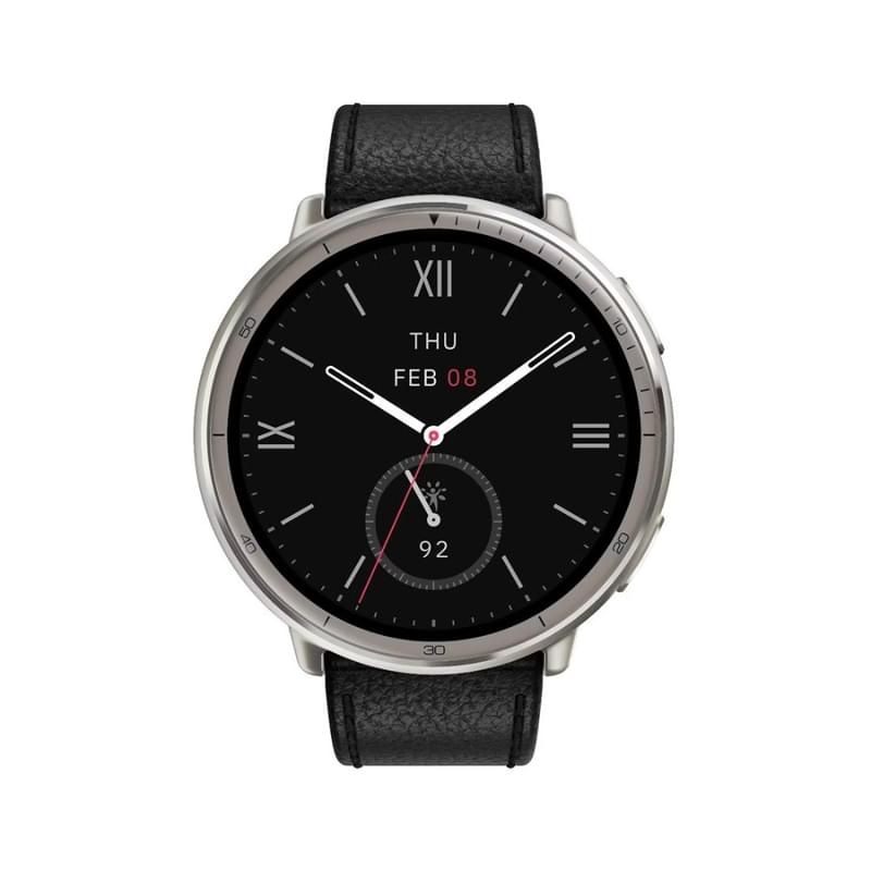 Смарт Часы Amazfit Active 2 Round A2437 Black Leather - фото #1, Technodom.kz