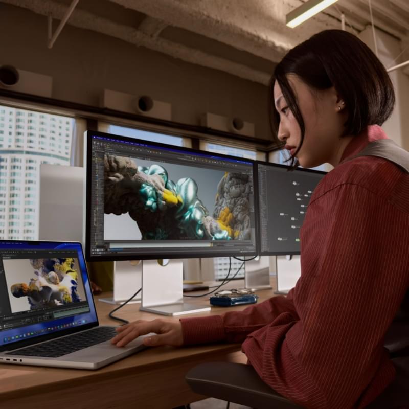 Монитор 27" Apple Studio Display XDR MFEL4 5120x2880 16:9 IPS 120ГЦ (2USB-C+Thunderbolt) Silver - фото #4, Technodom.kz Монитор 27" Apple Studio Display XDR MFEL4 5120x2880 16:9 IPS 120ГЦ (2USB-C+Thunderbolt) Silver - фото #4, Technodom.kz