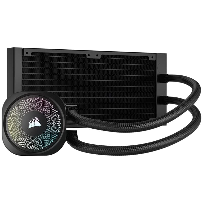 CPU арналған сұйық салқындату жүйесі Corsair NAUTILUS 240 RS ARGB Black [CW-9060092-WW] - фото #2, Technodom.kz