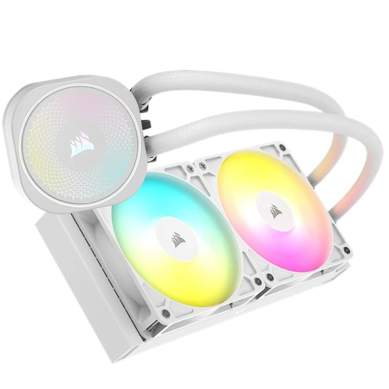 CPU арналған сұйық салқындату жүйесі Corsair NAUTILUS 240 RS ARGB White [CW-9060094-WW] - фото #0, Technodom.kz
