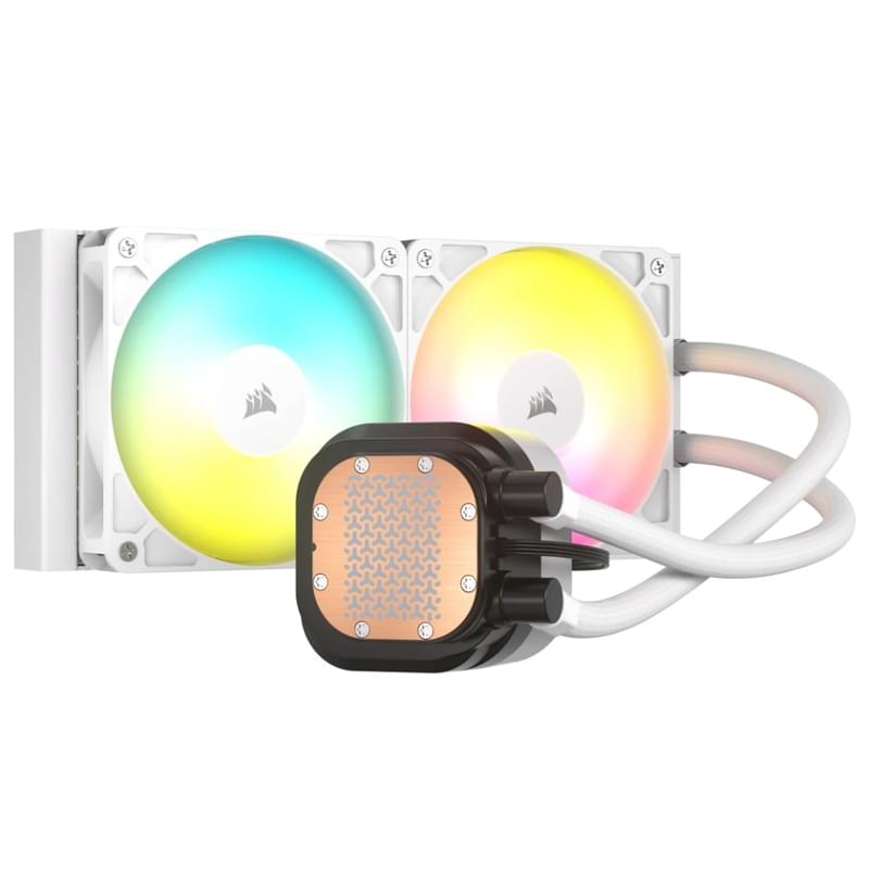 CPU арналған сұйық салқындату жүйесі Corsair NAUTILUS 240 RS ARGB White [CW-9060094-WW] - фото #1, Technodom.kz