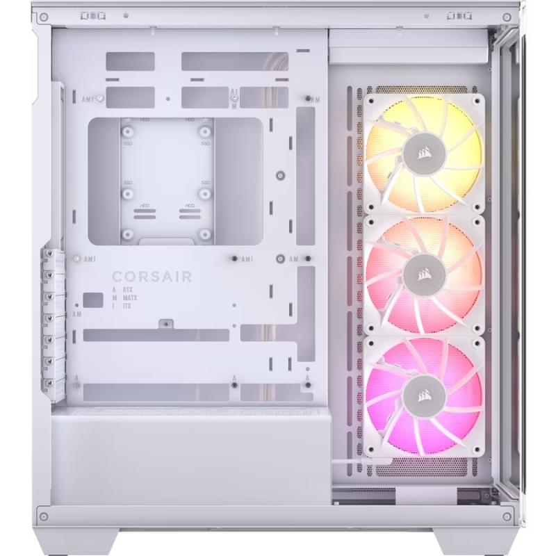 Кейс Corsair iCUE LINK 3500X RGB MidTower, window, White EATX [CC-9011281-WW] - фото #3, Technodom.kz