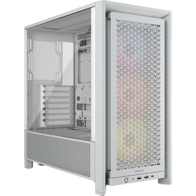 Corsair  FRAME 4000D RS ARGB MidTower, window, White EATX [CC-9011297-WW] Кейсi - фото #0, Technodom.kz