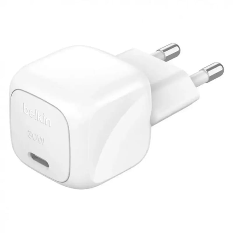Адаптер питания Belkin 30W USB-C PD, Белый (WCA008KQWH) - фото #0, Technodom.kz