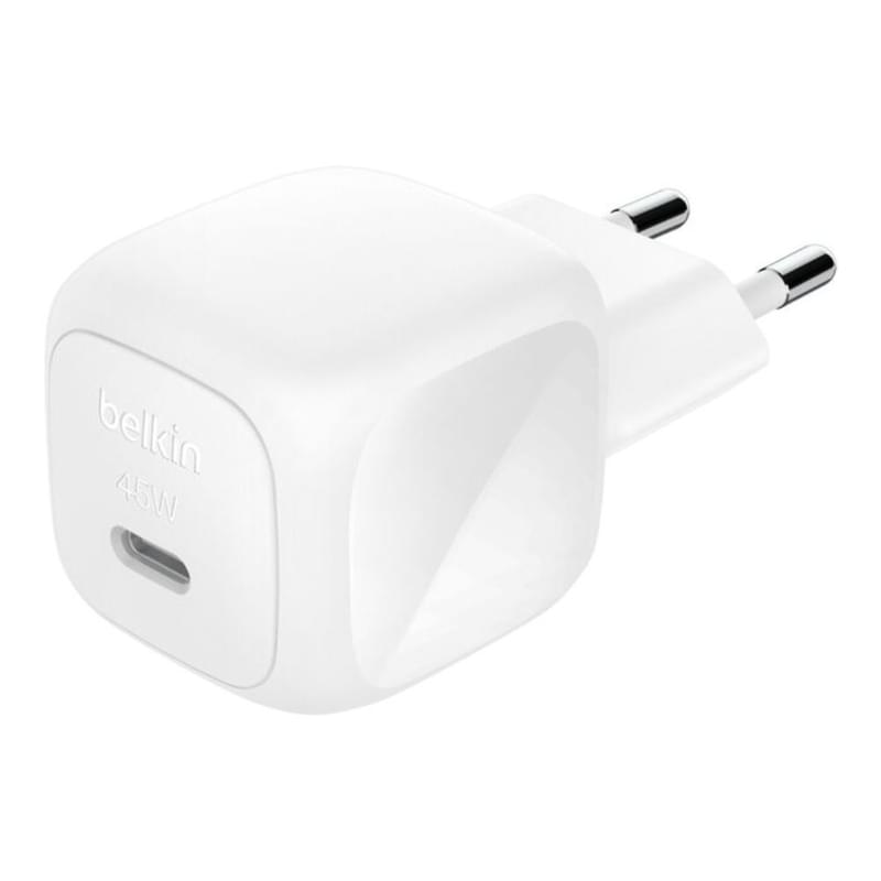 Адаптер питания Belkin 45W USB-C PD, Белый (WCA013KQWH) - фото #0, Technodom.kz