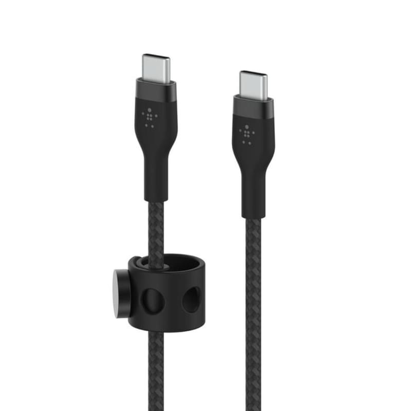 Belkin USB-C - USB-C, 1M кабелі, бекіткіші бар өрімделген, Қара (CAB011BT1MBK) - фото #2, Technodom.kz Belkin USB-C - USB-C, 1M кабелі, бекіткіші бар өрімделген, Қара (CAB011BT1MBK) - фото #2, Technodom.kz