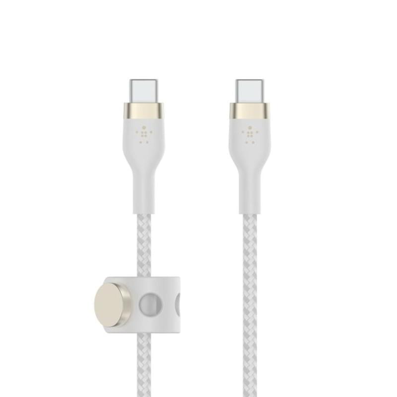 Belkin USB-C - USB-C, 1M кабелі, бекіткіші бар өрімделген, Ақ (CAB011BT1MWH) - фото #0, Technodom.kz Belkin USB-C - USB-C, 1M кабелі, бекіткіші бар өрімделген, Ақ (CAB011BT1MWH) - фото #0, Technodom.kz