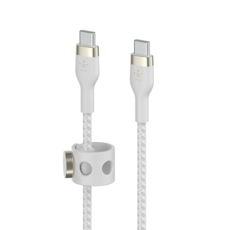 Belkin USB-C - USB-C, 1M кабелі, бекіткіші бар өрімделген, Ақ (CAB011BT1MWH) - фото #1, Technodom.kz Belkin USB-C - USB-C, 1M кабелі, бекіткіші бар өрімделген, Ақ (CAB011BT1MWH) - фото #1, Technodom.kz