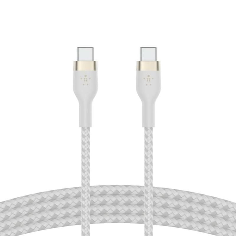 Belkin USB-C - USB-C, 1M кабелі, бекіткіші бар өрімделген, Ақ (CAB011BT1MWH) - фото #2, Technodom.kz Belkin USB-C - USB-C, 1M кабелі, бекіткіші бар өрімделген, Ақ (CAB011BT1MWH) - фото #2, Technodom.kz