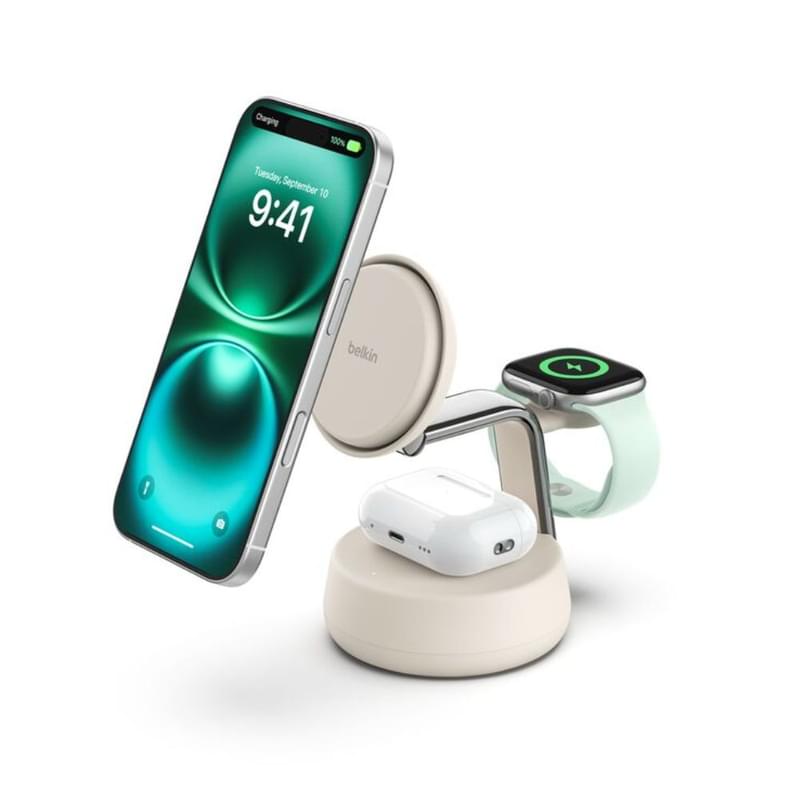 Сымсыз зарядтағыш Belkin 25w QI2 3-IN-1, Сарғыш (WIZ040KQSD) - фото #0, Technodom.kz Сымсыз зарядтағыш Belkin 25w QI2 3-IN-1, Сарғыш (WIZ040KQSD) - фото #0, Technodom.kz