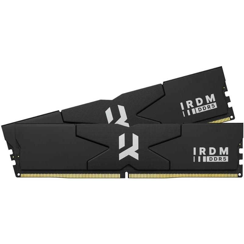 Оперативная память DDR5 DIMM 32GB(16GBx2)/6400Mhz GoodRam IRDM Black [IR-6400D564L32S/32GDC] - фото #0, Technodom.kz