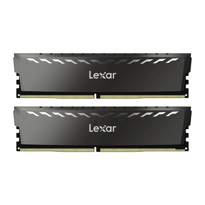 Оперативная память DDR4 DIMM 32GB(16GBx2)/3200Mhz Lexar THOR Black [LD4BU016G-R3200GDXG] - фото #0, Technodom.kz