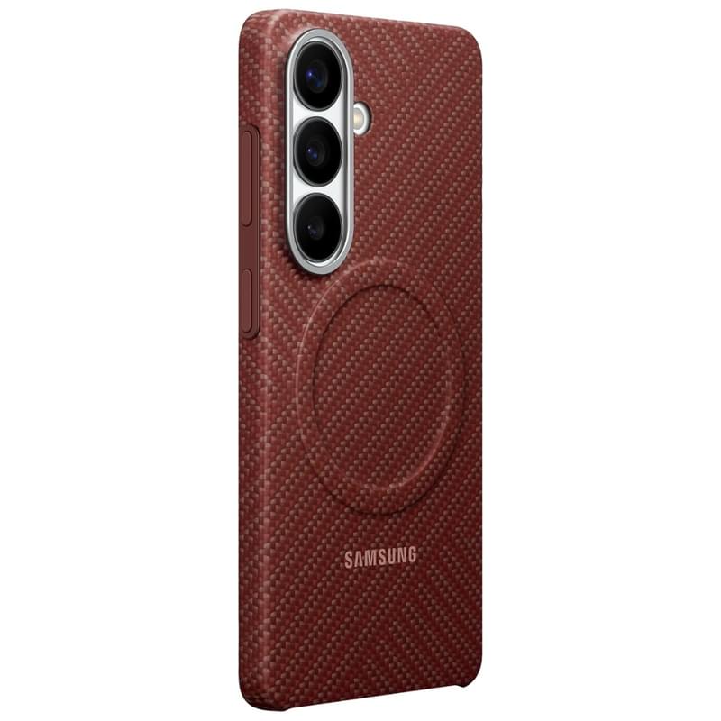 Чехол для смартфона Samsung Galaxy S26 Carbon Magnet Case (S26) Coral Red (EF-KS942SREGRU) - фото #3, Technodom.kz