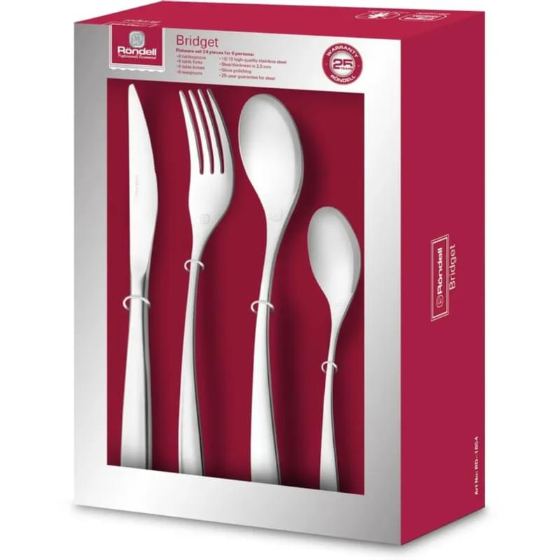 Асхана аспаптары жинағы 24 зат Bridget Rondell RD-1854 - фото #8, Technodom.kz