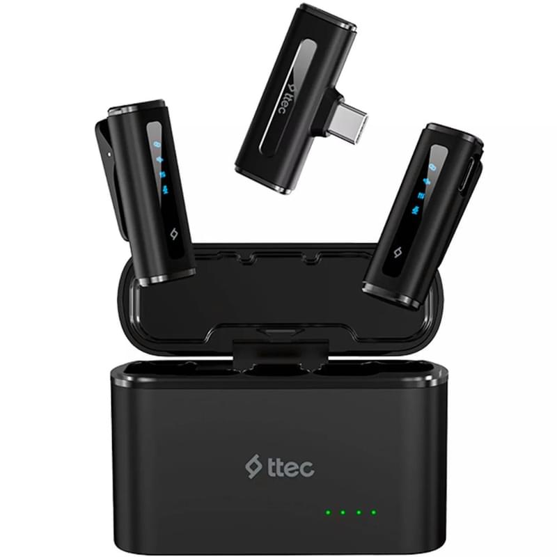 Петличный микрофон TTEC GoMic Plug&Play Universal Wireless mic kit - фото #4, Technodom.kz