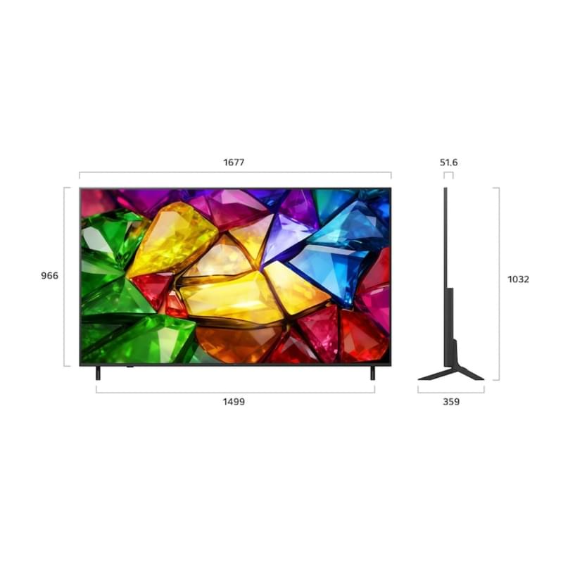 Телевизор LG 75" 75MRGB86B6A Mini RGB UHD Smart Black - фото #1, Technodom.kz