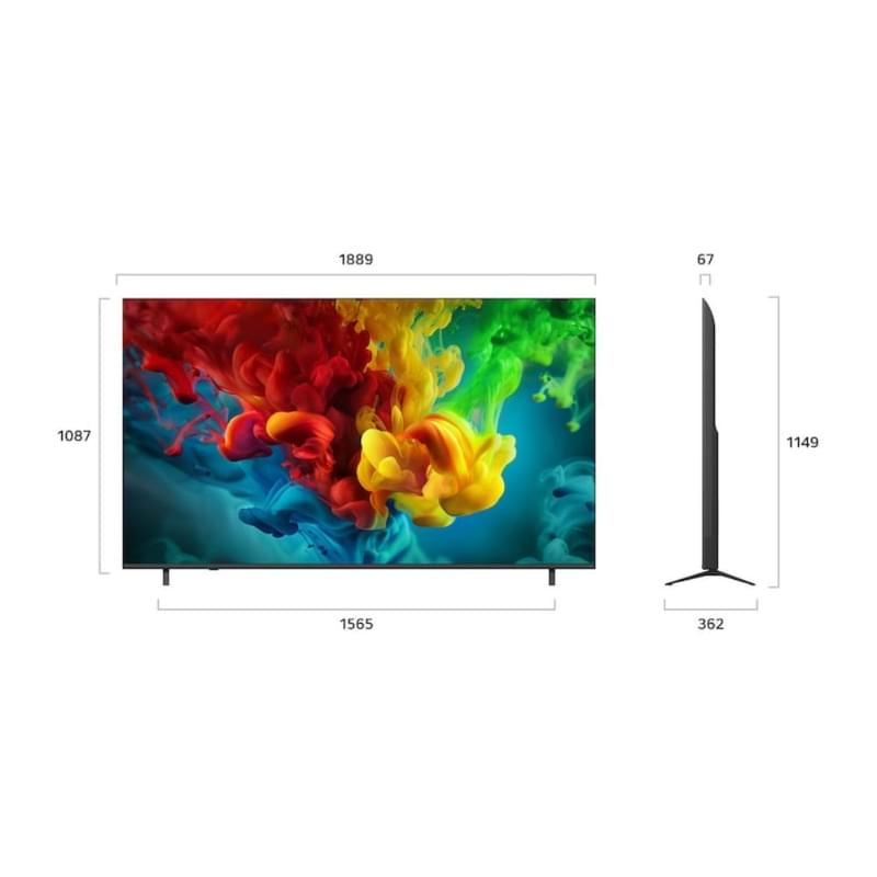 Телевизор LG 85" 85QNED83B6A QNED UHD Smart Black - фото #1, Technodom.kz