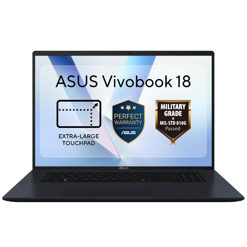 Ноутбук 18" Asus Vivobook 18 (Ryzen 7 260-16-512-W)(M1807HA-S8172W) - фото #1, Technodom.kz Ноутбук 18" Asus Vivobook 18 (Ryzen 7 260-16-512-W)(M1807HA-S8172W) - фото #1, Technodom.kz