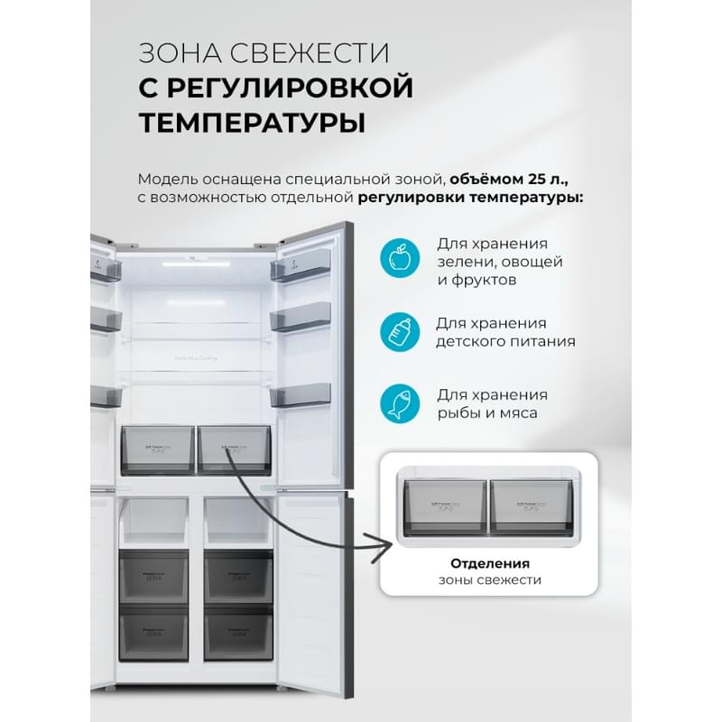 Холодильник LEX LCD485GRID - фото #2, Technodom.kz