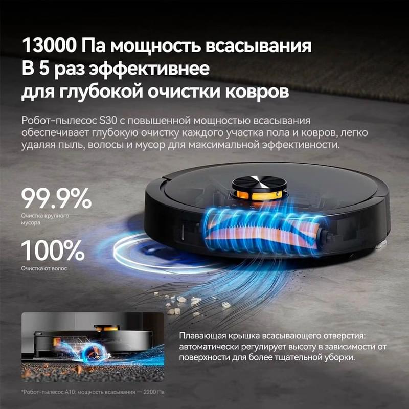 Робот-шаңсорғыш Deerma DEM-S30 - фото #7, Technodom.kz