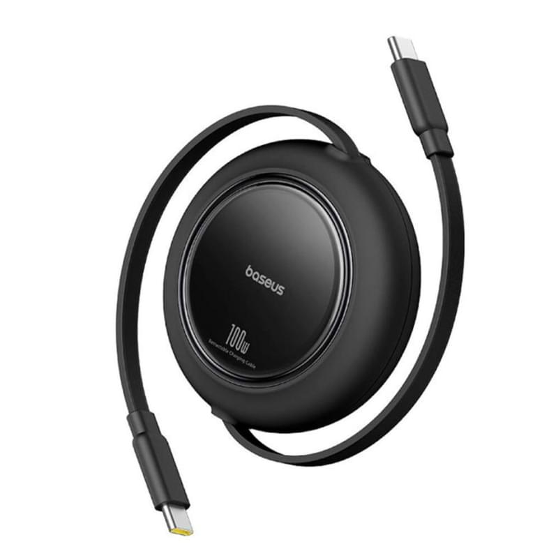 Baseus, Free2Pull Mini (P10364500113-01), USB-C to USB-C, 100W, 2m интерфейс кабелі, Қара - фото #0, Technodom.kz Baseus, Free2Pull Mini (P10364500113-01), USB-C to USB-C, 100W, 2m интерфейс кабелі, Қара - фото #0, Technodom.kz