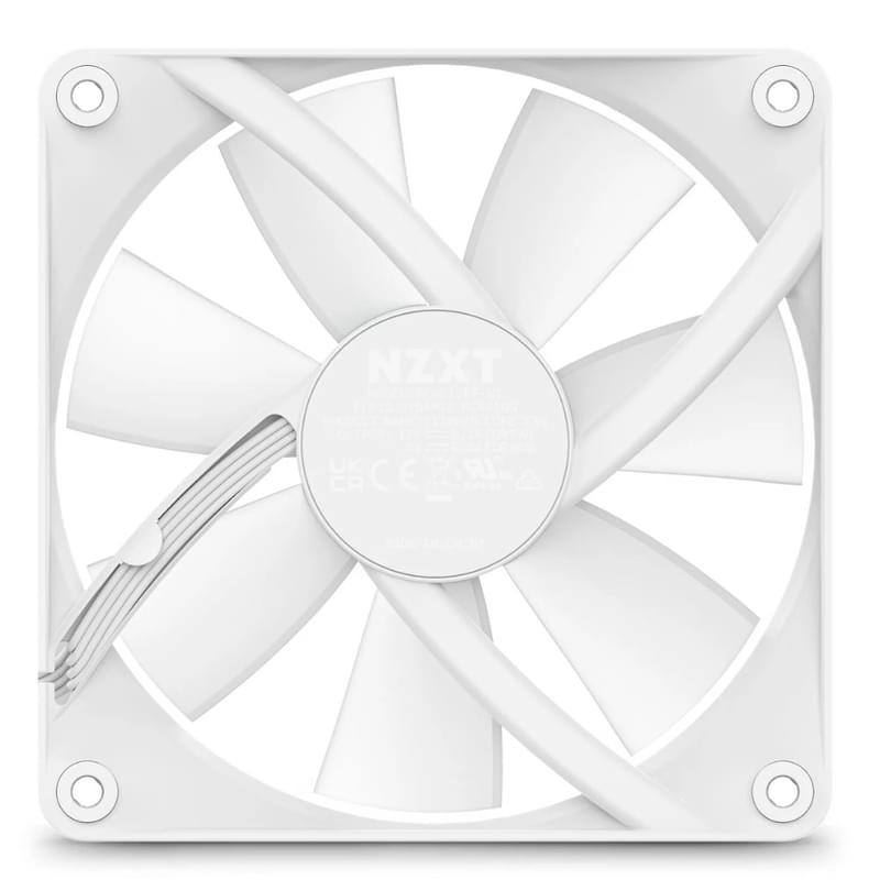 Кулер для кейса NZXT F120 RGB Core Single Pack White [RF-C12SF-W1] - фото #0, Technodom.kz