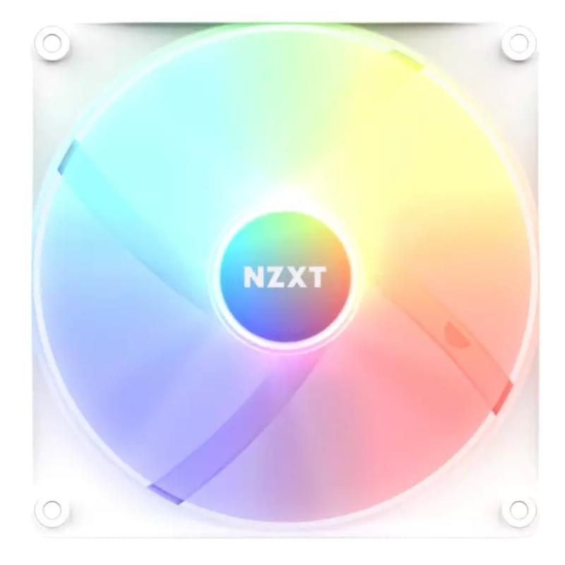NZXT F140 RGB Core Single Pack White [RF-C14SF-W1] корпус кулері - фото #0, Technodom.kz