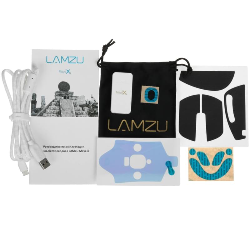 Cымсыз ойын тінтуірі LAMZU Maya X, White - фото #6, Technodom.kz Cымсыз ойын тінтуірі LAMZU Maya X, White - фото #6, Technodom.kz