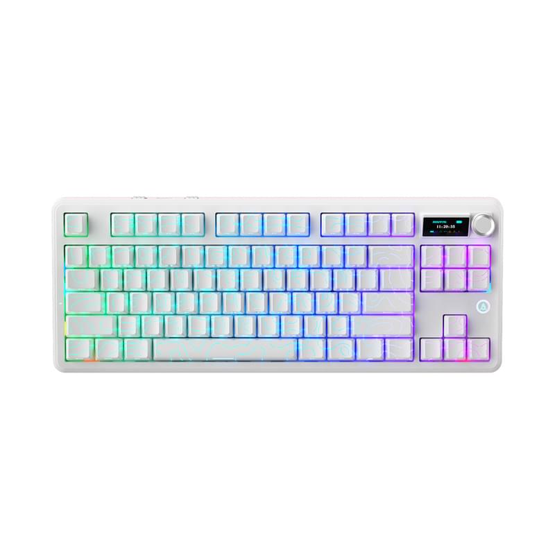 Игровая клавиатура беспроводная Ajazz MK87 Pro, White (MK87Pro/Peach/White) - фото #0, Technodom.kz Игровая клавиатура беспроводная Ajazz MK87 Pro, White (MK87Pro/Peach/White) - фото #0, Technodom.kz